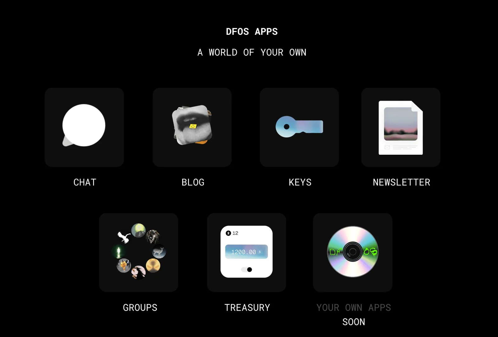 DFOS community treasury screenshot
